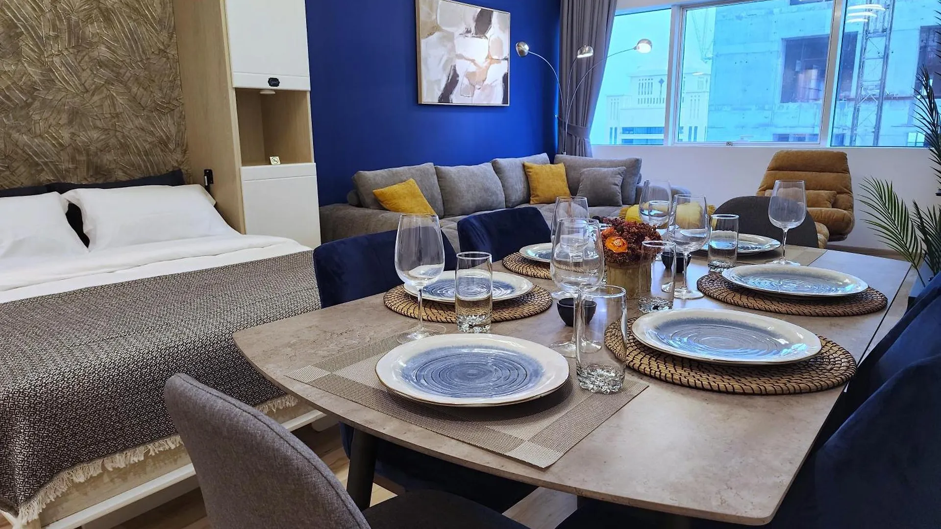 Lägenhet Chateau Chill, High-Rise Dubai Marina Escape